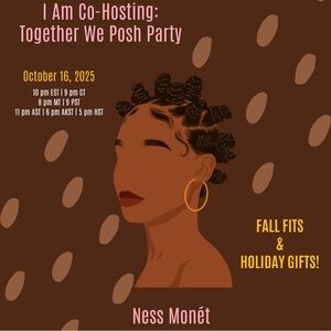 10/16/25:Co-Hosting Together We Posh Party- Fall Fits Holiday Gifts Winter Style